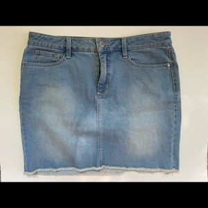 Light Wash Jean Skirt